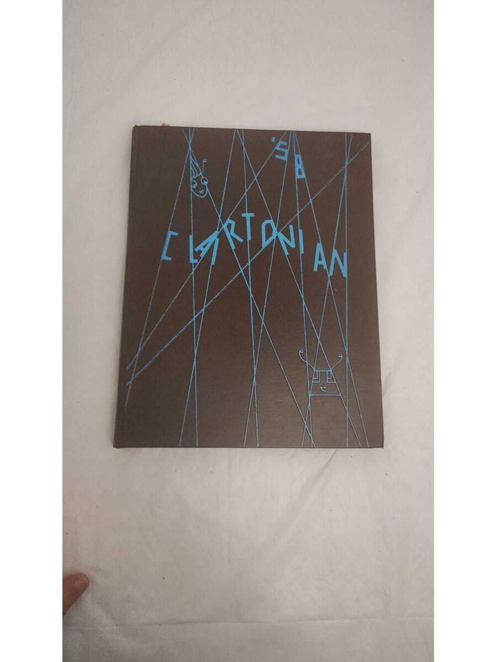 1958 Clairtonian Clairton High School PA Yearbook HC Jostens w Original Tassel